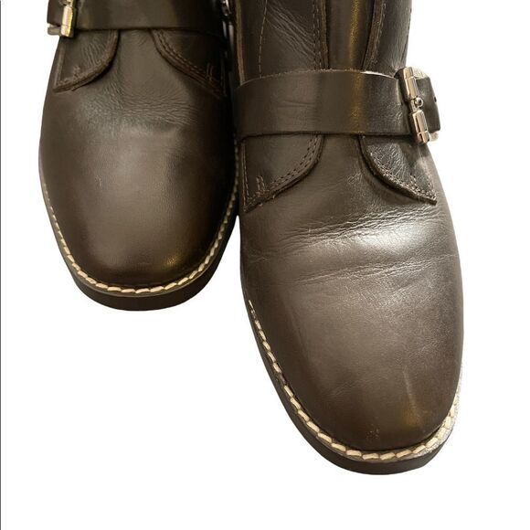 Ivanka Trump Women's Coris Moto Combat Mid Calf Boots - Picture 8 of 13